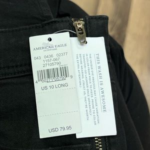 American Eagle Women’s Black Overalls